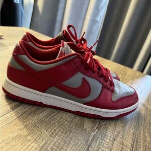 2021 Dunk low “UNLV” University Red and Grey leather !